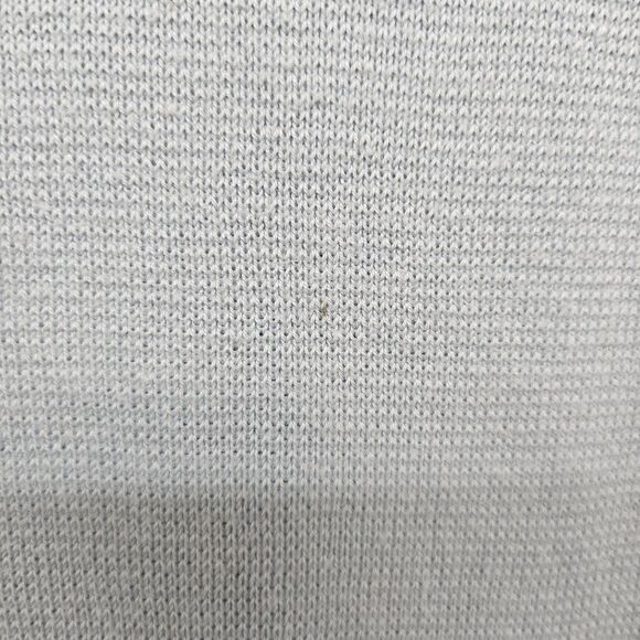 Talbots Crotchet Sweater Size S Eyelet Knit Overlay 3/4 Sleeve Dusty Blue - Picture 9 of 9